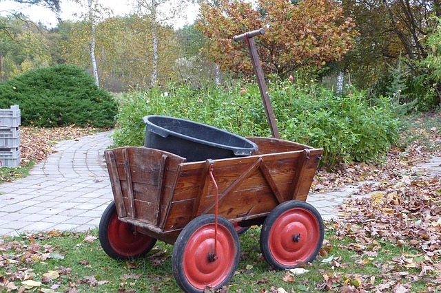 Old wooden garden cart. 5 best Rated Garden Carts Review